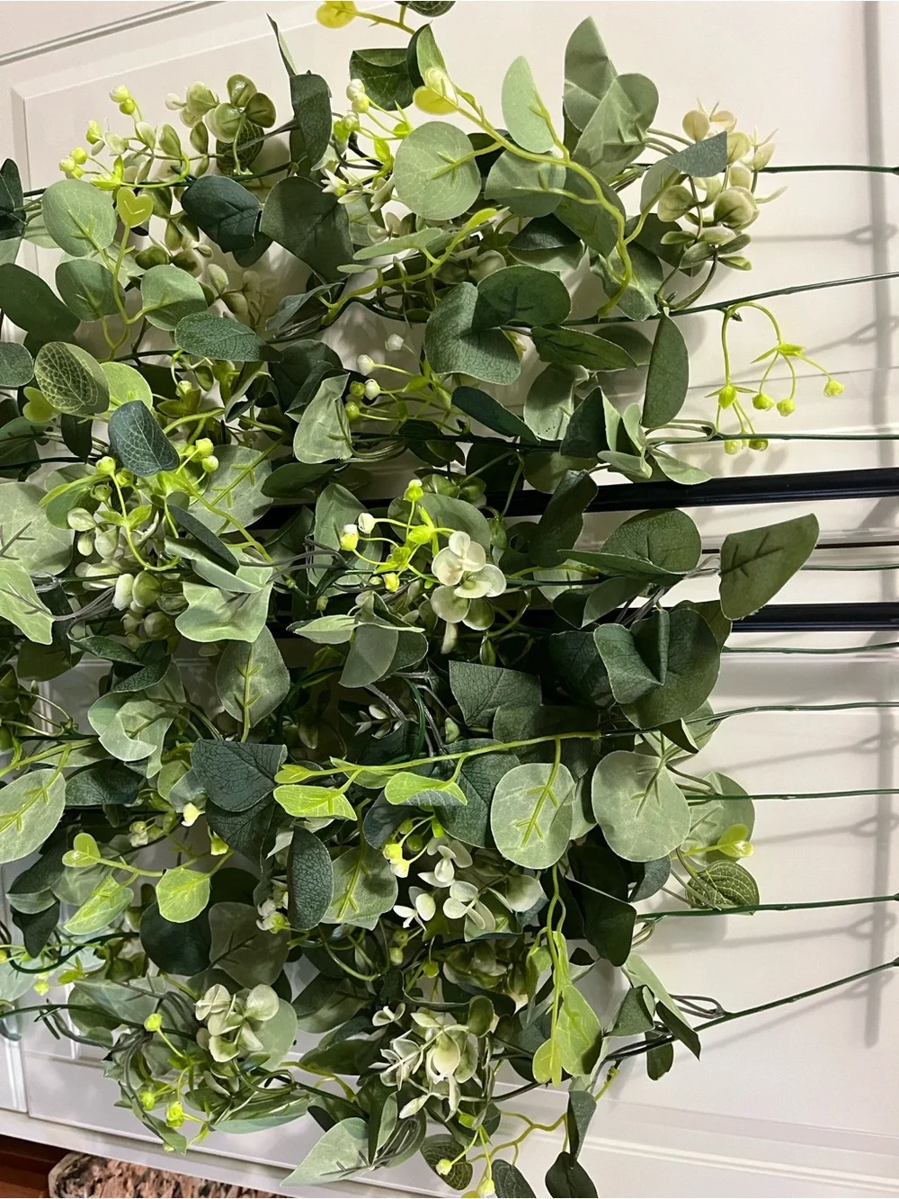 7 pieces Faux Eucalyptus Hanging Garland - Green (5.5 feet long each)